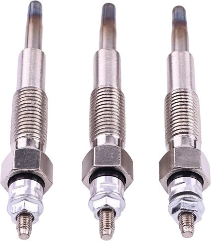 3pcs Glow Plug SBA185366092 SBA1853666040 متوافق مع فورد جرار 1100 1110 1120 1200 1210 1215 1220 1300 1710 1715 1720 1725 1910 KUBOTA TRACTORM B6000 SKID SKID SL5620 in Saudi Arabia