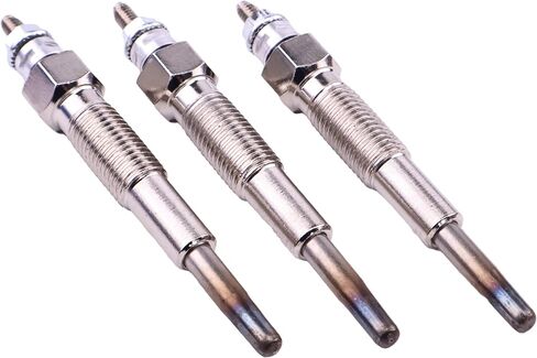 3pcs Glow Plug SBA185366092 SBA1853666040 متوافق مع فورد جرار 1100 1110 1120 1200 1210 1215 1220 1300 1710 1715 1720 1725 1910 KUBOTA TRACTORM B6000 SKID SKID SL5620 in Saudi Arabia