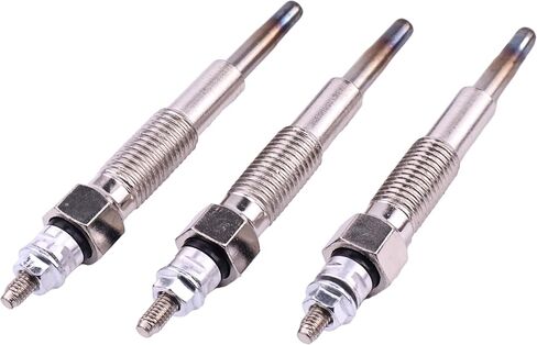 3pcs Glow Plug SBA185366092 SBA1853666040 متوافق مع فورد جرار 1100 1110 1120 1200 1210 1215 1220 1300 1710 1715 1720 1725 1910 KUBOTA TRACTORM B6000 SKID SKID SL5620 in Saudi Arabia
