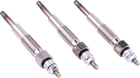 3pcs Glow Plug SBA185366092 SBA1853666040 متوافق مع فورد جرار 1100 1110 1120 1200 1210 1215 1220 1300 1710 1715 1720 1725 1910 KUBOTA TRACTORM B6000 SKID SKID SL5620 in Saudi Arabia