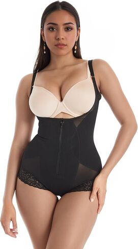 Voluptuosa Womens Bodysuit Shapewear, Open-bust Bodysuit With Tummy Control, Wear-your-own-bra Shaper, Hourglass Figure in Saudi Arabia