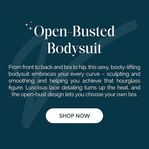 Voluptuosa Womens Bodysuit Shapewear, Open-bust Bodysuit With Tummy Control, Wear-your-own-bra Shaper, Hourglass Figure in Saudi Arabia