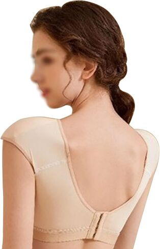 Womens Shaper False Shoulder Pad Vest 2 in 1 Built-in Shoulder Pad Top Shirt Undershirt(M,Beige) in Saudi Arabia