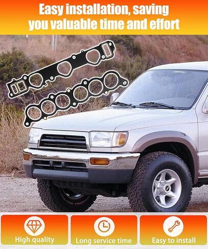 Intake Manifold Gasket Set Fits for 1996-2002 Toyota 4Runner 3.4L, 1995-1998 T100 3.4L,1995-2004 Tacoma 3.4L Replace MS95898 in Saudi Arabia