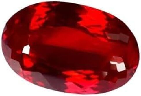 50 to 52 Ct Natural Flawless Burmese Pigeon Blood Red Ruby Faceted Oval Cut Loose Gemstone for Jewellery Making in Saudi Arabia