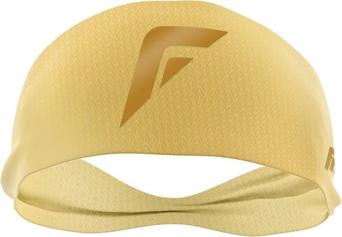 Franklin Sports Baseball + عصابة رأس الكرة اللينة - تمرين + عصابات رأس رياضية للرجال + نساء - عرق الفتل للتشغيل + التمرين - حجم واحد يناسب أكثر - الفانيليا/الذهب in Kuwait