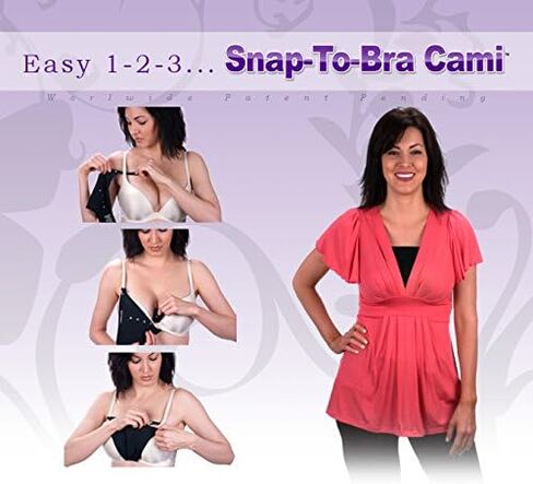 SNAP ON Mock Camisole snap to Bra cami – Original NO LACE Classic in Saudi Arabia