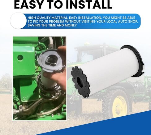 مرشح تهوية علبة المرافق DZ105796 FIT لـ JOHN DEERE TRACTORS 5075M 5085E 5085M 5090E 5090EL 5090M 4045 ، 4045T ، PWX 4.5L ، PVX 4.5L4045R ، PVX 6.8L ، 6068 OEM# re540710 ، WS10147 ، in Saudi Arabia