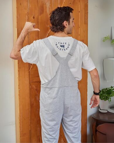 | Unisex Overalls for Men and Women | Soft Comfortable Lounge Overalls with Adjustable Straps and Jogger Cuffs | Casual Lightweight Overall in Saudi Arabia
