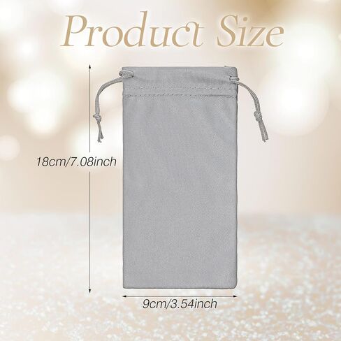 BEWUDY 12PCS Microfiber نظارات شمسية حقيبة نظارات ناعمة مع النظارات الشمسية مخزنة حقيبة نظارات محمولة للنساء والرجال 7 × 3.5 بوصة in Saudi Arabia