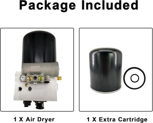 R955205 Air Dryer Assembly 12V with Desiccant Cartridge Kit Fit for Meritor Wabco System Saver 1200 Series Freightliners Peterbilt International Volvo Trucks in Saudi Arabia