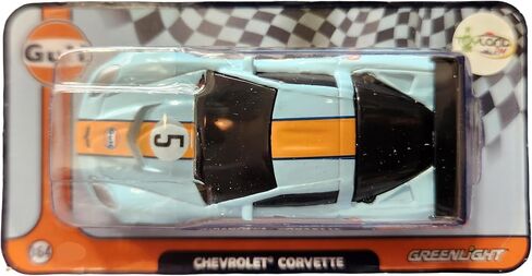 المقتنيات Greenlight 51579 1:64 Scale 2010 Chevy Corvette C6 -R - Gulf Oil #5 (ToylandBay Exclusive) in Kuwait