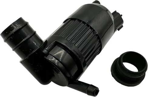 Black Windshield Washer Pump with Grommet Fit for Ford F-150 F-250 F-350 BA5317664AA for Lincoln for Continental MKZ Water Washer Fluid Pump for Ford Transit Connect 2018-2023 in Kuwait