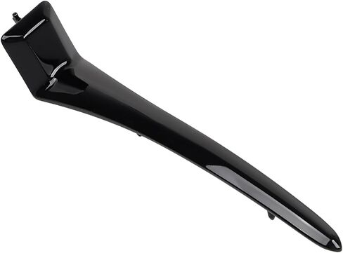Motorcycle Zinc Alloy Nacelle Trim Gloss Black Spear Top Headlight Cowl Compatible with Harley Road King FLHP FLHR FLHRXS 2014-2023 in Saudi Arabia