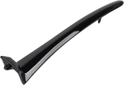 Motorcycle Zinc Alloy Nacelle Trim Gloss Black Spear Top Headlight Cowl Compatible with Harley Road King FLHP FLHR FLHRXS 2014-2023 in Saudi Arabia