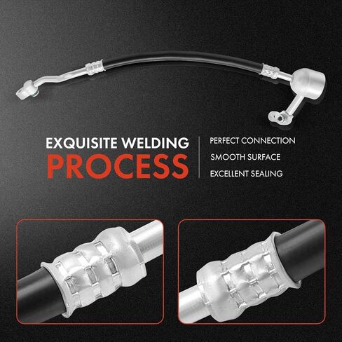 مجموعة خرطوم خط التفريغ A-Premium A/C متوافقة مع Honda Civic 2012-2015 1.5L ، Acura ILX 2013-2015 1.5L ، ضاغط إلى المكثف in Saudi Arabia