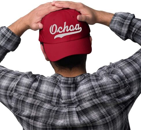 Ochoa Hat Ochoa Baseball Hat Personalized Custom Last Name Cap Family Name Headwear Surname Cap Gift Unisex Adjustable in Saudi Arabia