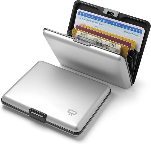 ögon -designs- محفظة الألومنيوم ، سعة كبيرة ، حماية RFID ضد الاحتيال وتزوير المغناطيسية ، نموذج ذكي كبير ستوكهولم in Kuwait