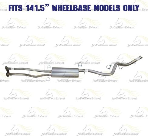 Northeastern Exhaust | Stainless Steel Cat-back Exhaust Kit with Hangers and Bolts Compatible for 1996-1999 C/K1500 5.7L | Free Clamp, Gasket, Hanger and Bolts and Nuts included in Saudi Arabia