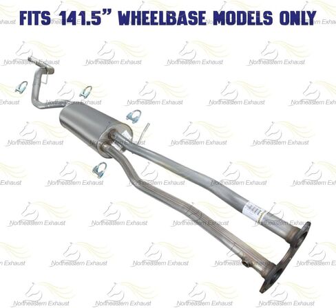Northeastern Exhaust | Stainless Steel Cat-back Exhaust Kit with Hangers and Bolts Compatible for 1996-1999 C/K1500 5.7L | Free Clamp, Gasket, Hanger and Bolts and Nuts included in Saudi Arabia