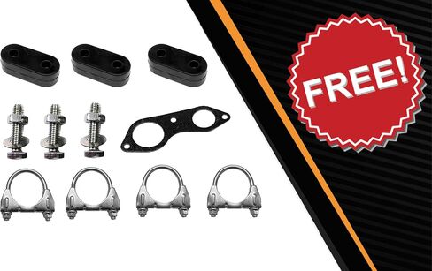 Northeastern Exhaust | Stainless Steel Cat-back Exhaust Kit with Hangers and Bolts Compatible for 1996-1999 C/K1500 5.7L | Free Clamp, Gasket, Hanger and Bolts and Nuts included in Saudi Arabia