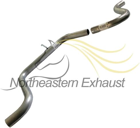 Northeastern Exhaust | Stainless Steel Resonator, Intermediate Pipe, Muffler Cat-Back Exhaust System Kit Compatible for Buick Regal 2003-2004 3.8L - Includes Clamps and Gasket in Saudi Arabia