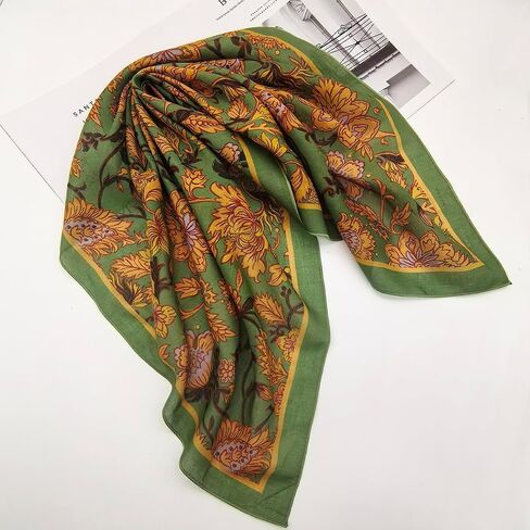 Large Cotton Bandana Lightweight Head Hair Scarf Headbands Wraps Cover Handkerchiefs for Women Men 25 x 25 inch in Saudi Arabia