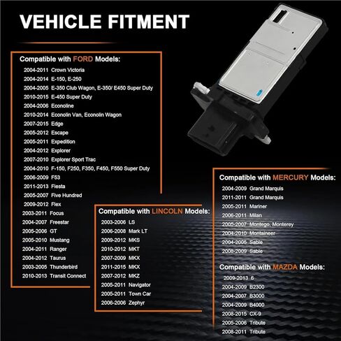 Mass Air Flow Sensor Compatible with Vehicles Replacement 3L3A-12B579-BA in Saudi Arabia
