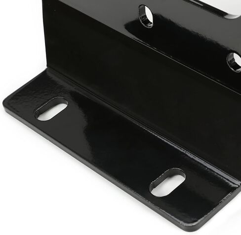 UTV Winch Mount Bracket Kit متوافق مع 2016-2025 Honda Pioneer 1000/1000-5/1000-6 الوفير الأمامي صفيحة الصلب الصلب الأسود in Kuwait