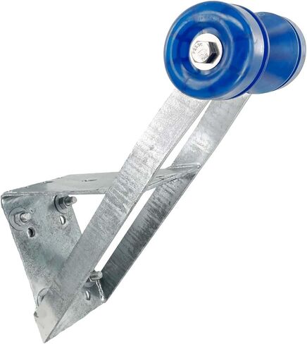 Sturdy Built Boat Trailer Winch Seat with Blue PVC Roller and End Caps for 2 inch and 3 inch Winch Posts, 27003 in Saudi Arabia