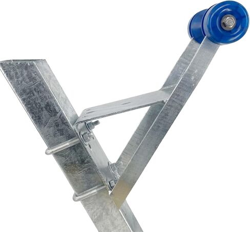 Sturdy Built Boat Trailer Winch Seat with Blue PVC Roller and End Caps for 2 inch and 3 inch Winch Posts, 27003 in Saudi Arabia
