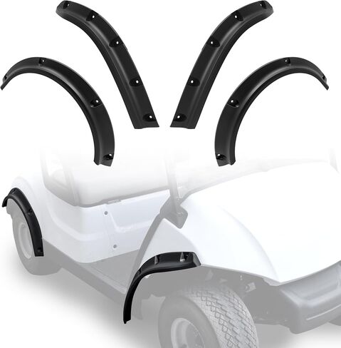 Fender Flares for Yamaha Drive2 G29 2017-2025 ملحقات عربة الجولف ، مشاعل العجلات الخلفية الأمامية مجتمعة طواف الطين من أجل Yamaha Drive2 G29 عربات الجولف غير المعدلة in Saudi Arabia