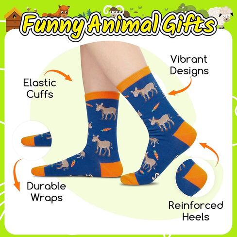 أفكار جوارب HAPPYPOP Bunny Gifts للنساء - جوارب أرنب جوارب أرنب للفتيات الإناث هدايا عيد الفصح in Saudi Arabia