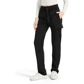 Zylioo طويل القامة البضائع النسائية البضائع 32 "/34" inseam السراويل الرياضية مرنة الخصر لالطول مع جيوب الركض غير الرسمي in Kuwait