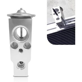 SLIMI 1 PC A/C Expansion Valve, Metal Steam Engine Cooling Valve, Universal Interior Air Conditioning System Repair Accessories, for Most Cars, Trucks, SUVs (Silver) in Kuwait