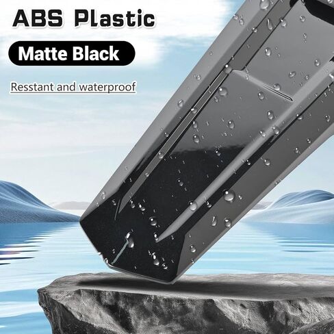 زخرفة نافذة تقسيم خلفية سوداء ، ABS CAR Plastic Car الخلفية الخلفية لارفيل ، ملحقات تقليم لوحة خارجي لـ Corvette C8 Stingray Z51 2020+ لـ C8 Z06/E-ray 2023+ in Kuwait