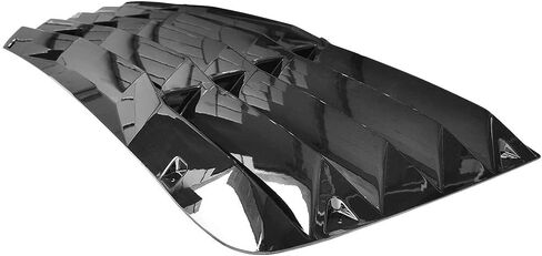 Ikon Motorsports ، Window Counver متوافق مع 2008-2023 Dodge Challenger ، Gloss Black Sun Shade Cover الخلفية الزجاج الأمامي ، 2009 2010 2011 2013 2014 2015 2015 2017 2018 2019 2020 in Kuwait