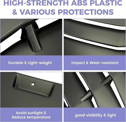 KUAFU Rear Windshield Window Louver Compatible with 2011-2023 Dodge Charger Windshield Sun Shade Cover Anti-Peeping and Sunlight Barrier GT Lambo Style Powder Coated Black in Saudi Arabia