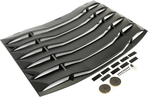 KUAFU Rear Windshield Window Louver Compatible with 2011-2023 Dodge Charger Windshield Sun Shade Cover Anti-Peeping and Sunlight Barrier GT Lambo Style Powder Coated Black in Saudi Arabia
