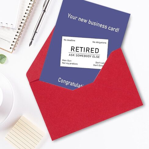 Funny Retirement Card for Men Women,Happy Retiring Card for Colleague,Congratulation Retirement Gifts for Him Her,Coworker Leaving Work Card in Kuwait