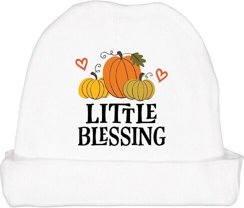 inktastic Autumn Pumpkins Little Blessing Baby Beanie Hat in Saudi Arabia