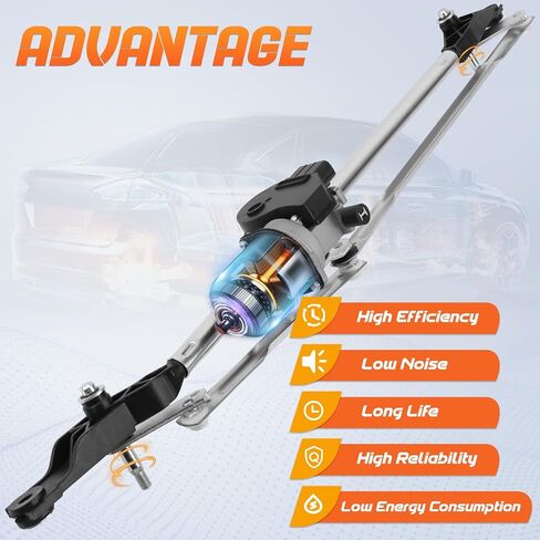 محرك ممسحة الزجاج الأمامي وتجميع الربط المتوافق مع بويك شيفروليه GMC Isuzu Oldsmobile SAAB Models # 401076L ، 15094704 ، 15214343 ، 8152143430 ، 15878429 ، 851076L. in Saudi Arabia
