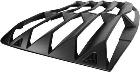 Ikon Motorsports ، Window Counver متوافق مع 2008-2023 Dodge Challenger ، Gloss Black Sun Shade Cover الخلفية الزجاج الأمامي ، 2009 2010 2011 2013 2014 2015 2015 2017 2018 2019 2020 in Kuwait