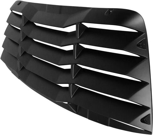 Ikon Motorsports ، Window Counver متوافق مع 2008-2023 Dodge Challenger ، Gloss Black Sun Shade Cover الخلفية الزجاج الأمامي ، 2009 2010 2011 2013 2014 2015 2015 2017 2018 2019 2020 in Kuwait