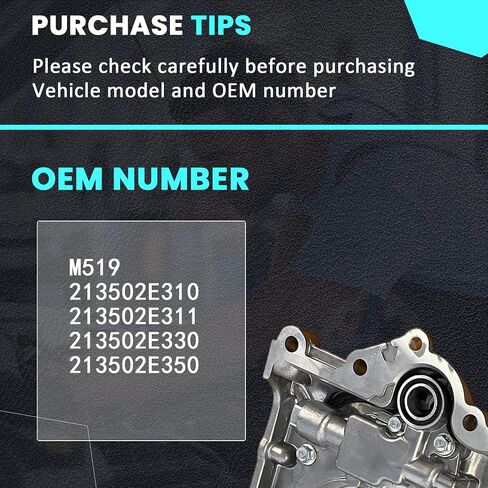 21350-2E310 تغطية زيت سلسلة توقيت المحرك متوافق مع Hyundai Tucson 2014-2021 Kia Forte Forte5 2014-2018 Soul 2014-2019 2.0L 213502E350 in Saudi Arabia