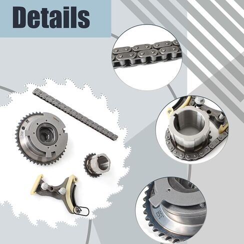 TK3216VVT 3SRH60 Timing Chain Kit Fit for Chevrolet Avalanche Camaro Colorado Express Silverado Suburban Tahoe Cadillac Escalade GMC Canyon Savana Sierra Yukon Hummer 4.8L 5.3L 6.0L 6.2L in Saudi Arabia