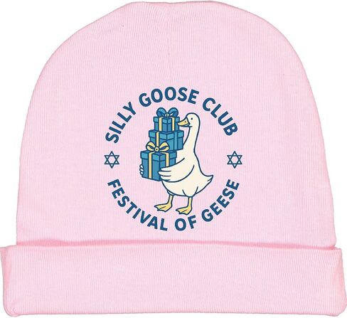 inktastic Silly Goose Club Festival of Geese Baby Beanie Hat in Saudi Arabia