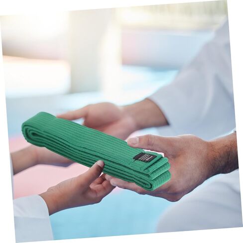 Popetpop 6pcs حزام الكاراتيه عرض الفنون القتالية الحزام الأبيض للبالغين والفتيات والفتيات in Saudi Arabia