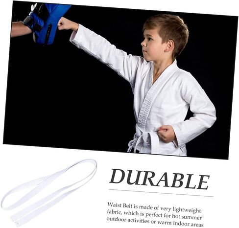 TOYANDONA Lightweight Karate Belt Waist Wrap for Martial Arts Breathable Comfortable Durable Taekwondo Kicking in Saudi Arabia