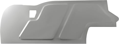 لوحة جدار الحماية Kuafu مع تصميم لفة الخرزة متوافق مع 1968-1972 Chevy Chevrolet Chevelle Malibu/El Camino/Concours/Base/Nomad Wagon/SS/Pontiac GTO Base anti-Rust Steel Shield Shield Shield in Saudi Arabia